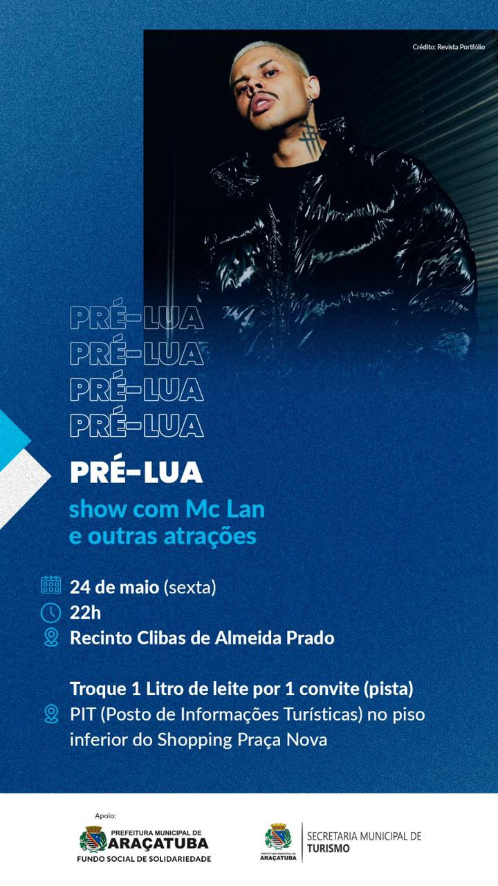 Lançamento da Liga Universitária Araçatuba terá MC Lan