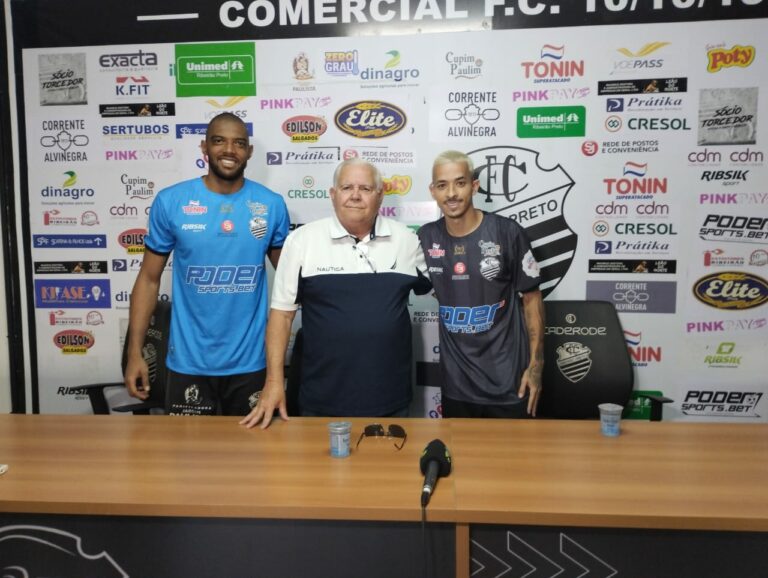 Para Copa Paulista, Comercial FC contrata mais dois reforços