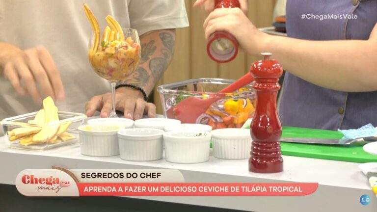 Segredos do Chef: Aprenda a fazer uma deliciosa Ceviche de tilápia tropical