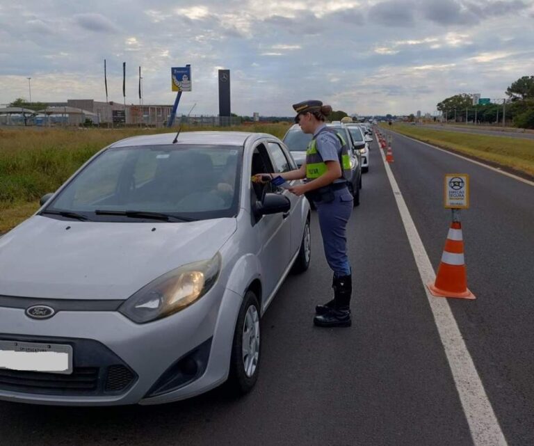 Vinte condutores são autuados na ‘Operação Direção Segura Integrada’ em Araçatuba