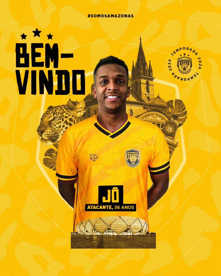 Jô, atacante do Amazonas, é preso antes da partida contra a Ponte Preta; devia pensão