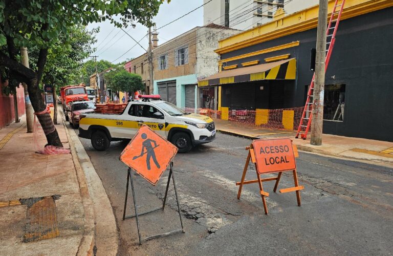 Rua Lafaiete terá mais um trecho com interdição nesta quarta-feira