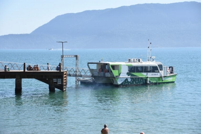 Aquabus amplia pontos de embarque em Ilhabela; veja locais dos novos píeres