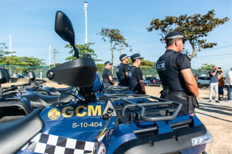 GCM de São Vicente ganha quadriciclos para intensificar patrulhamentos