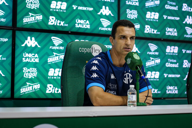 Guarani demite Júnior Rocha após derrota em casa. Foto: Raphael Silvestre/Guarani FC