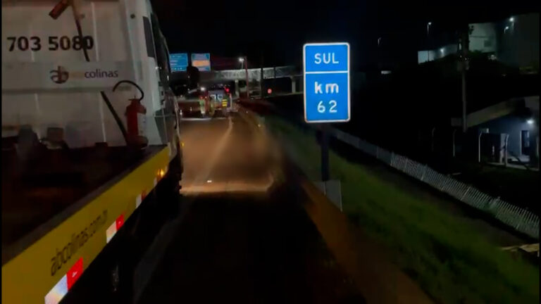 Mulher é atropelada e arrastada por 2 km na Rod. Santos Dumont