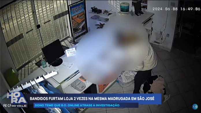 Lavanderia é assaltada duas vezes no mesmo dia em São José
