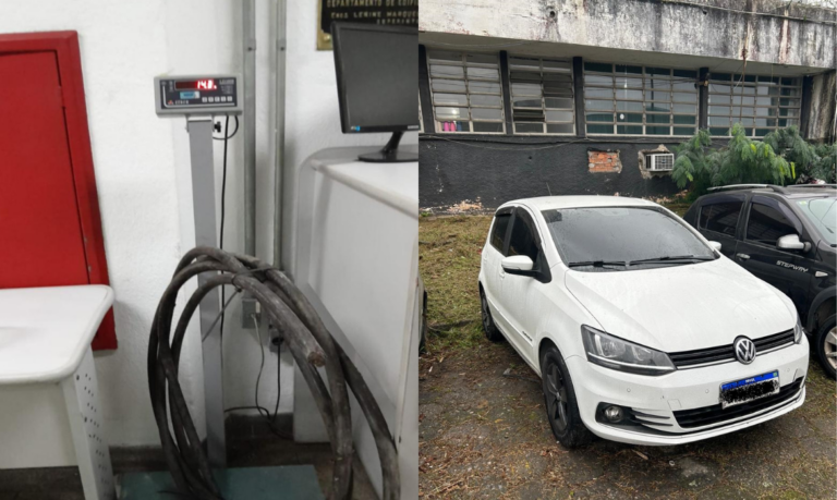 Trio é preso por furto de fios de cobre em Cubatão