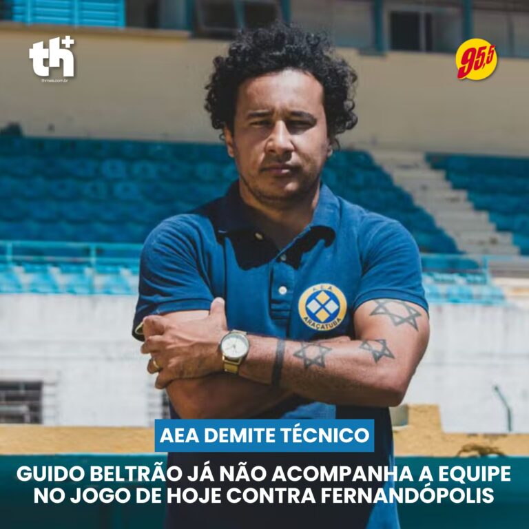 A.E.A demite técnico Guido Beltrão na véspera de jogo