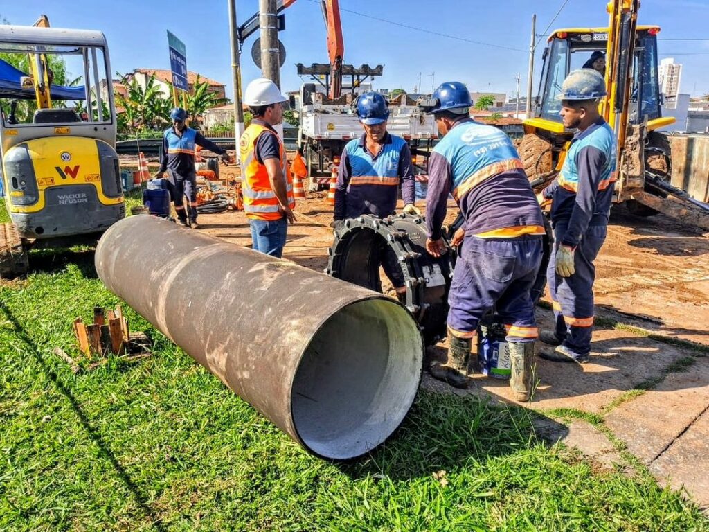 Reparo de adutora é concluído em Jacareí; cerca de 20 bairros ficaram sem água