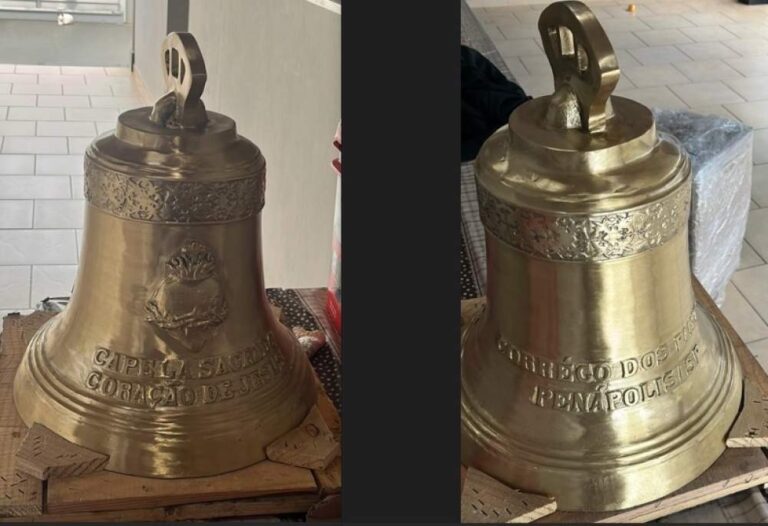 Furto de sino na capela do Sagrado Coração de Jesus em Penápolis choca comunidade