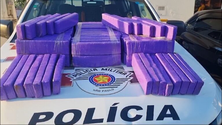 Polícia encontra mais de 100 tijolos de maconha que estavam sendo transportados