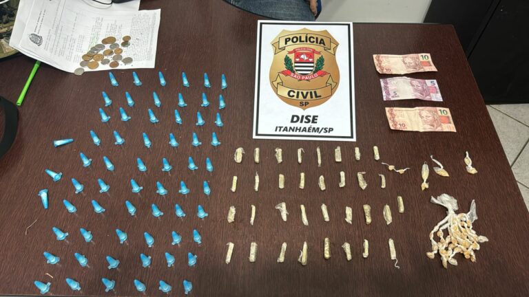 Dupla de traficantes é presa em Peruíbe