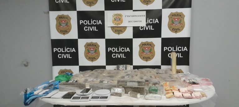 Polícia Civil apreende grande quantidade de drogas que abasteceriam a Baixada Santista
