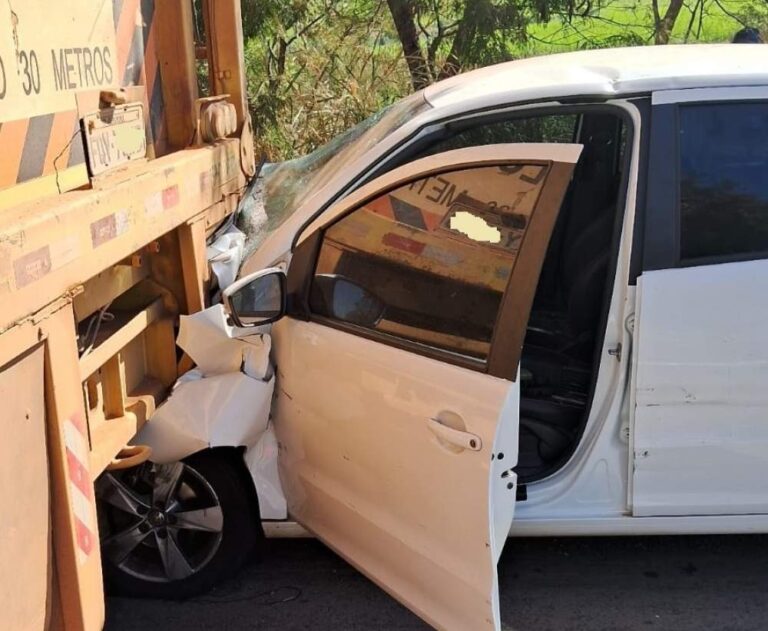 Morador de Clementina fica ferido em colisão com semirreboque na rodovia Assis Chateaubriand