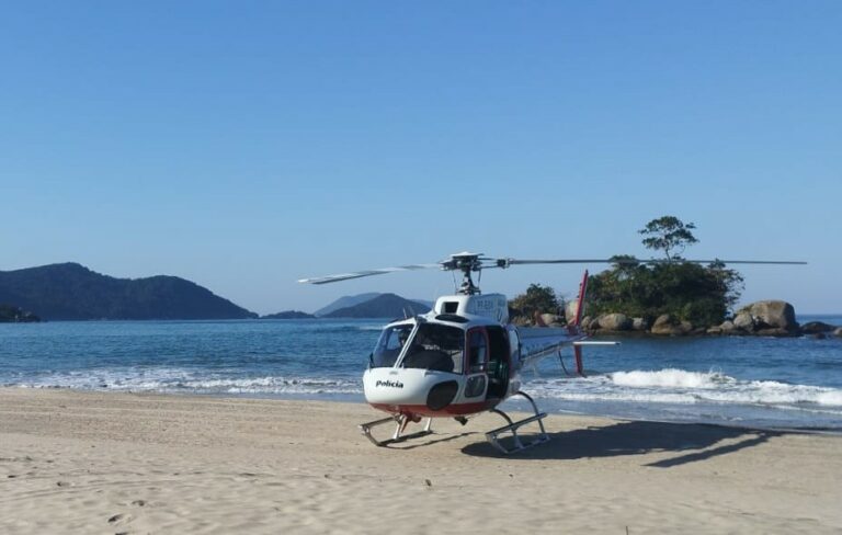 Idoso é socorrido pelo Águia após sofrer AVC no Litoral Norte de SP