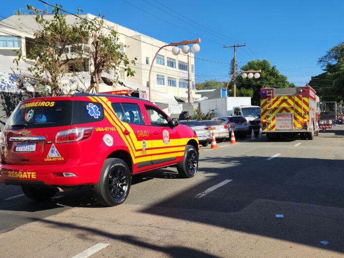 Fogo teria começado na cozinha de um dos box participantes do evento. Fogo teria começado na cozinha de um dos box participantes do evento.