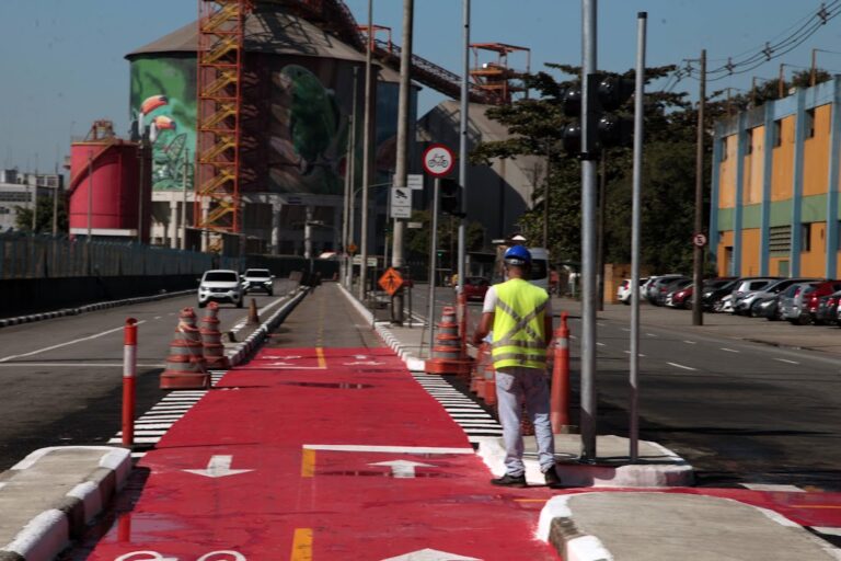 Avenida da região portuária de Santos ganha novo acesso à partir desta terça-feira