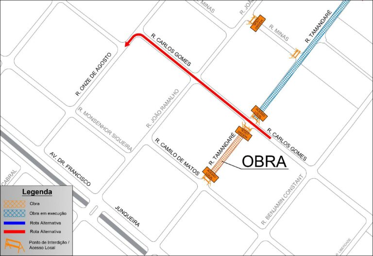 Rua no Campos Elíseos terá mais um trecho com interdição total a partir de hoje; veja a rota alternativa