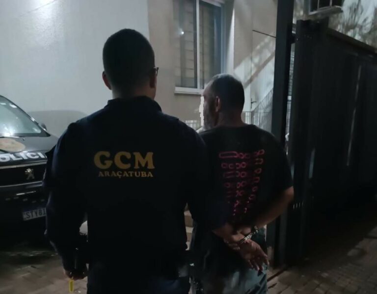 Homem é preso em flagrante por furto de caixa térmica em escola de Araçatuba