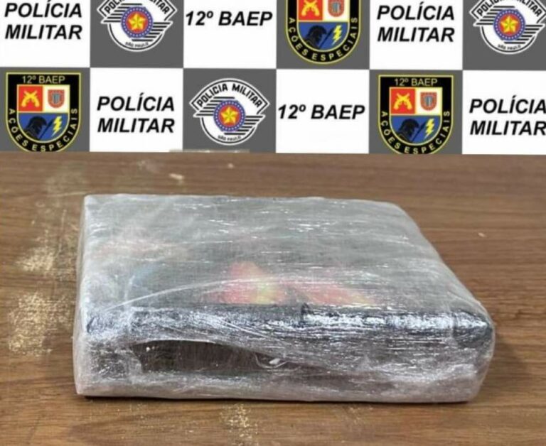 Marceneiro é preso pelo Baep por tráfico de drogas em Araçatuba