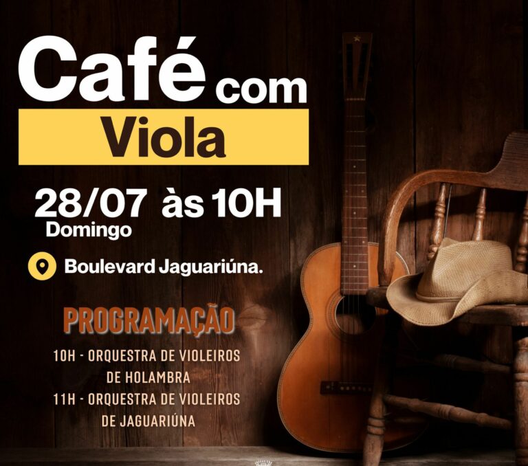 Jaguariúna recebe ‘Café com Viola’ neste domingo