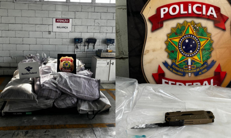 Polícia Federal apreende mais de 800 kg de cocaína em Porto de Santos