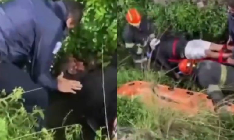 Ciclista passa mal, cai em canal e é resgatado de possível afogamento pela GCM em Praia Grande