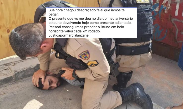 “Sua hora chegou, desgraçado”: Tia comemora prisão de Bruno que matou a própria mãe dentro de casa