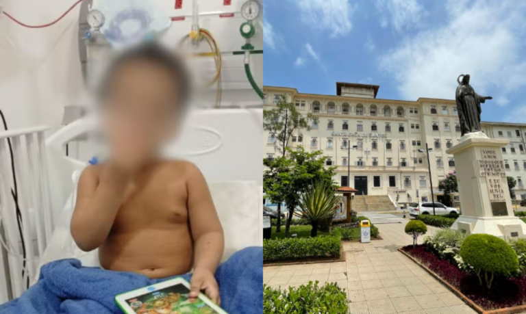 Bebê jogado contra a parede por padrasto recebe alta médica após mais de 10 dias internado em estado grave