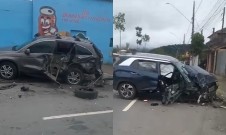 Homens roubam carro em saída de festa e causam acidente em seguida; Suspeitos foram presos