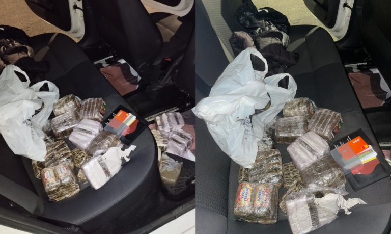 ‘Operação Impacto Força Total’ apreende carro com 10 kg de maconha e um suspeito é preso