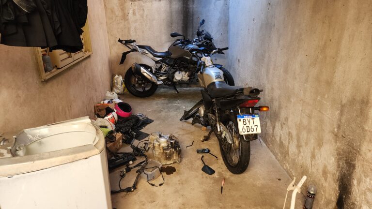 Guarda de Limeira extoura desmanche de motos roubadas