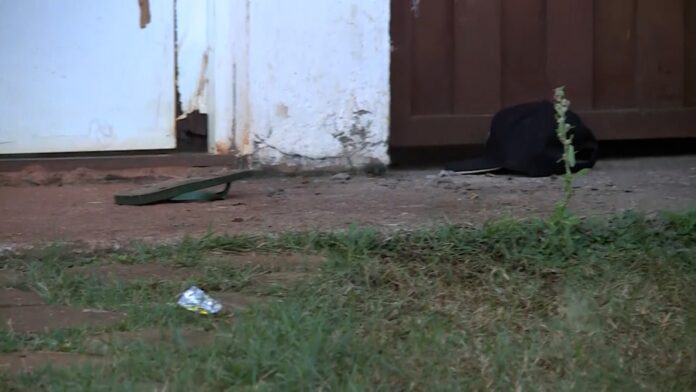 Vítima de 66 anos chegou a ser socorrida ao hospital mas não resistiu e morreu. Vítima de 66 anos chegou a ser socorrida ao hospital mas não resistiu e morreu.