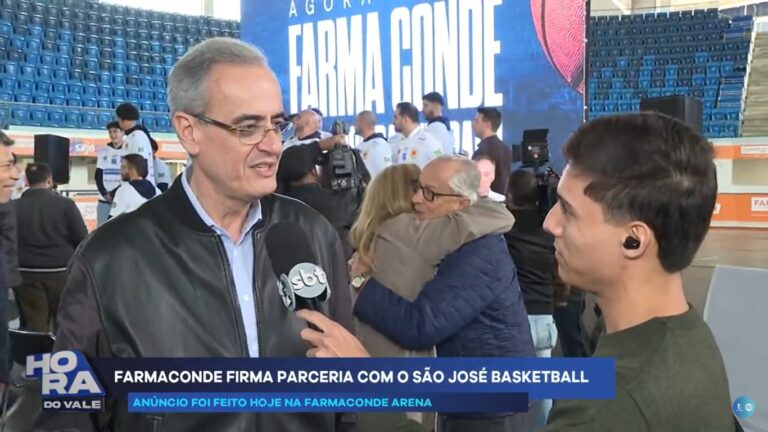 Farma Conde firma parceria com o São José Basketball