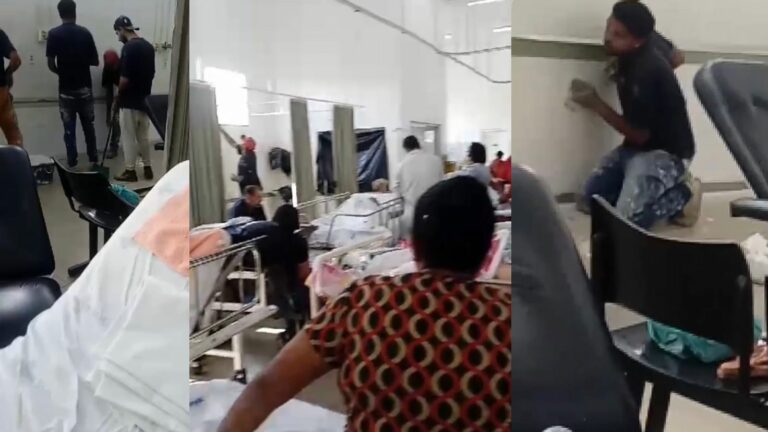 Na UPA Norte, pacientes com suspeita de pneumonia dividem espaço com trabalho de pintura; confira o vídeo 
