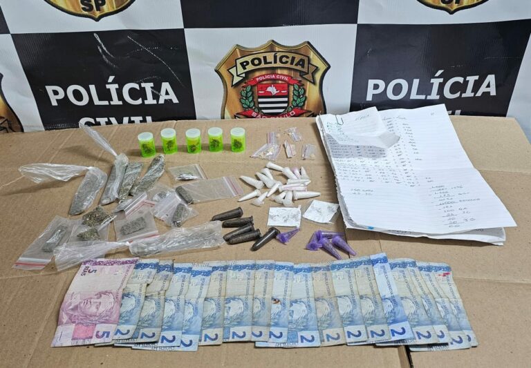 Casal é preso por tráfico de drogas em Peruíbe