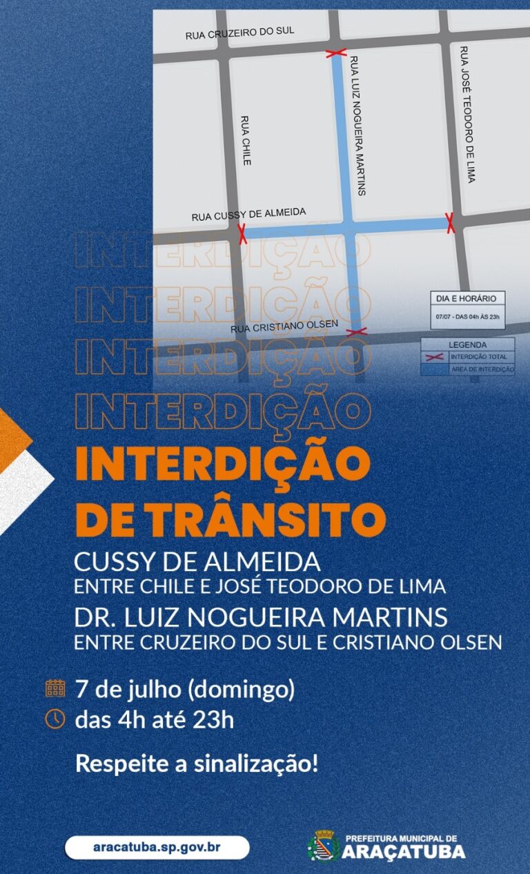 Festival da Boa Vizinhança interdita ruas em Araçatuba neste domingo