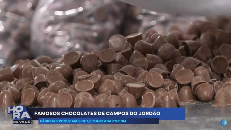 Alta temporada aumenta venda de chocolates em Campos de Jordão
