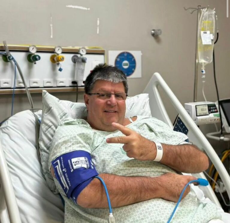 Vereador Renato Zucoloto se recupera na UTI após cirurgia decorrente de infarto