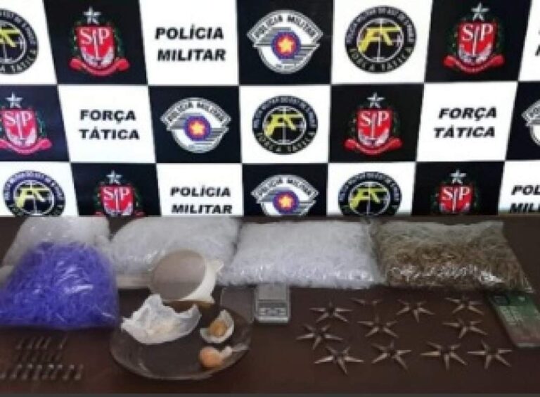 Jovem de 22 Anos é preso por tráfico de drogas em Birigui