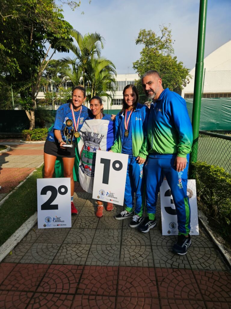 Bertioga conquista medalha de ouro inédita no tênis nos Jogos Regionais