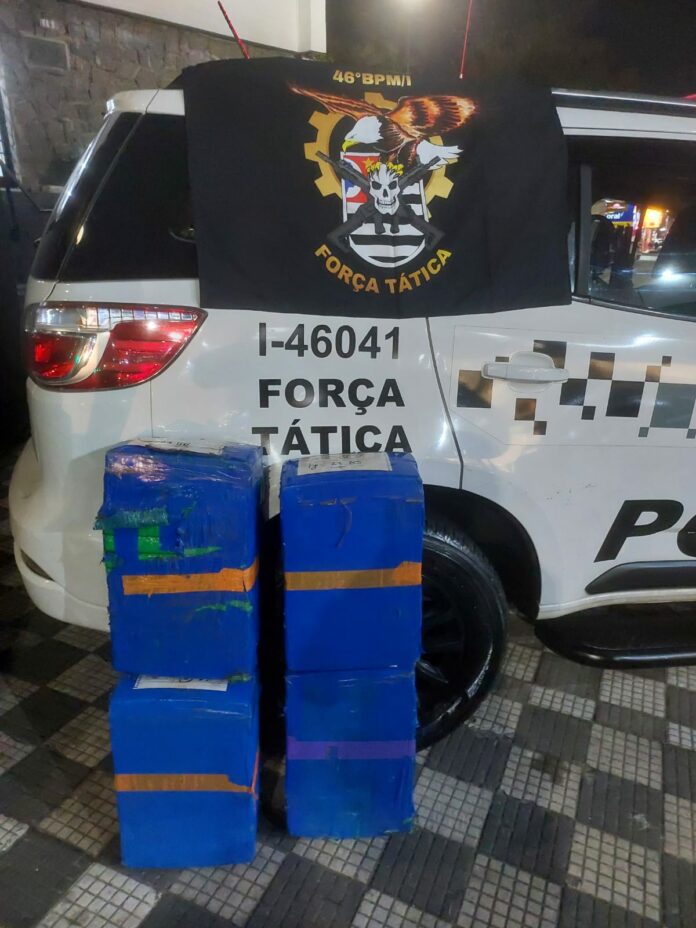 Homem é preso com 93 kg de maconha no interior de SP