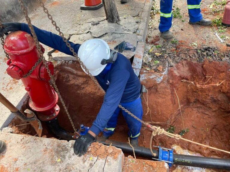 GS Inima Samar instala novos hidrantes em Araçatuba