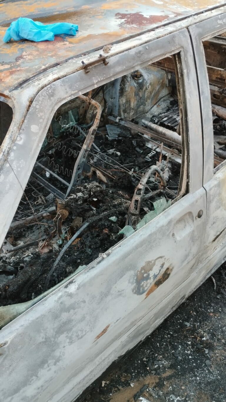 corpo carbonizado em jacareí