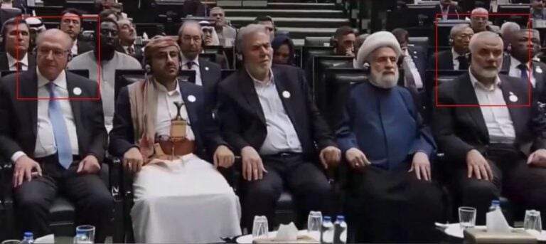 Horas antes de ser assassinado, líder do Hamas sentou-se perto de Alckmin durante cerimônia no Irã