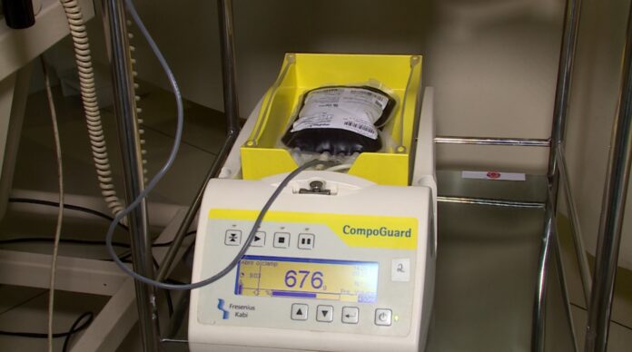 Uma carreta do Hemocentro estará no local das 8h30 às 11h30. Podem doar pessoas de 16 e 69 anos com peso entre 50kg e 150 kg