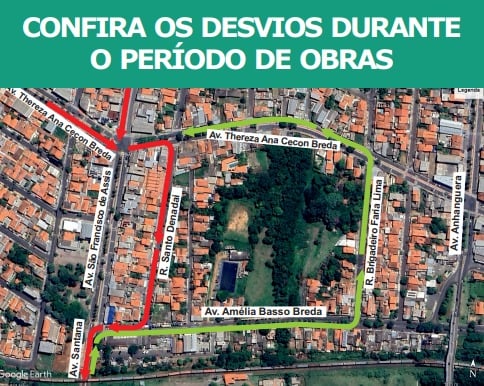 desvios obras viaduto vila real hortolândia