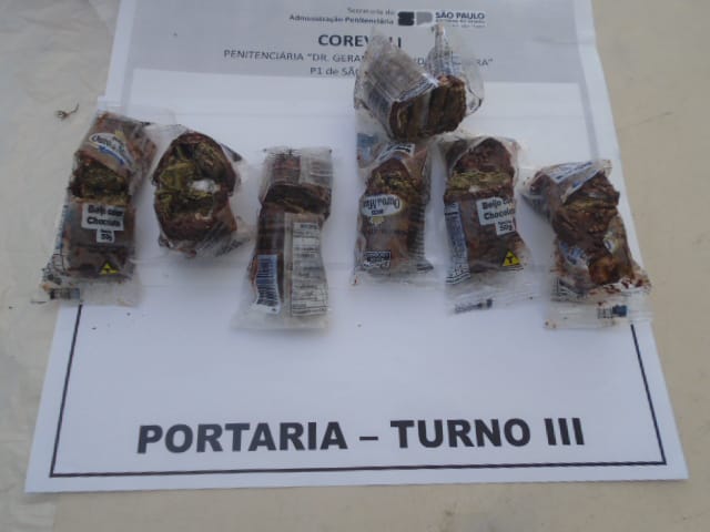 ‘Droga disfarçada de doce’: presídios da Baixada Santista registram apreensões de ilícitos com visitantes