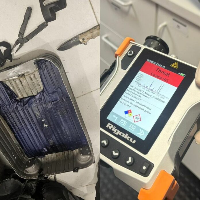 Homem é preso tentando embarcar com cocaína para a Europa